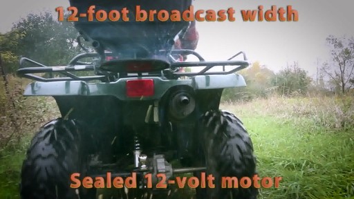Guide Gear 12 Volt ATV / UTV Spreader 80-lbs. Capacity - image 6 from the video